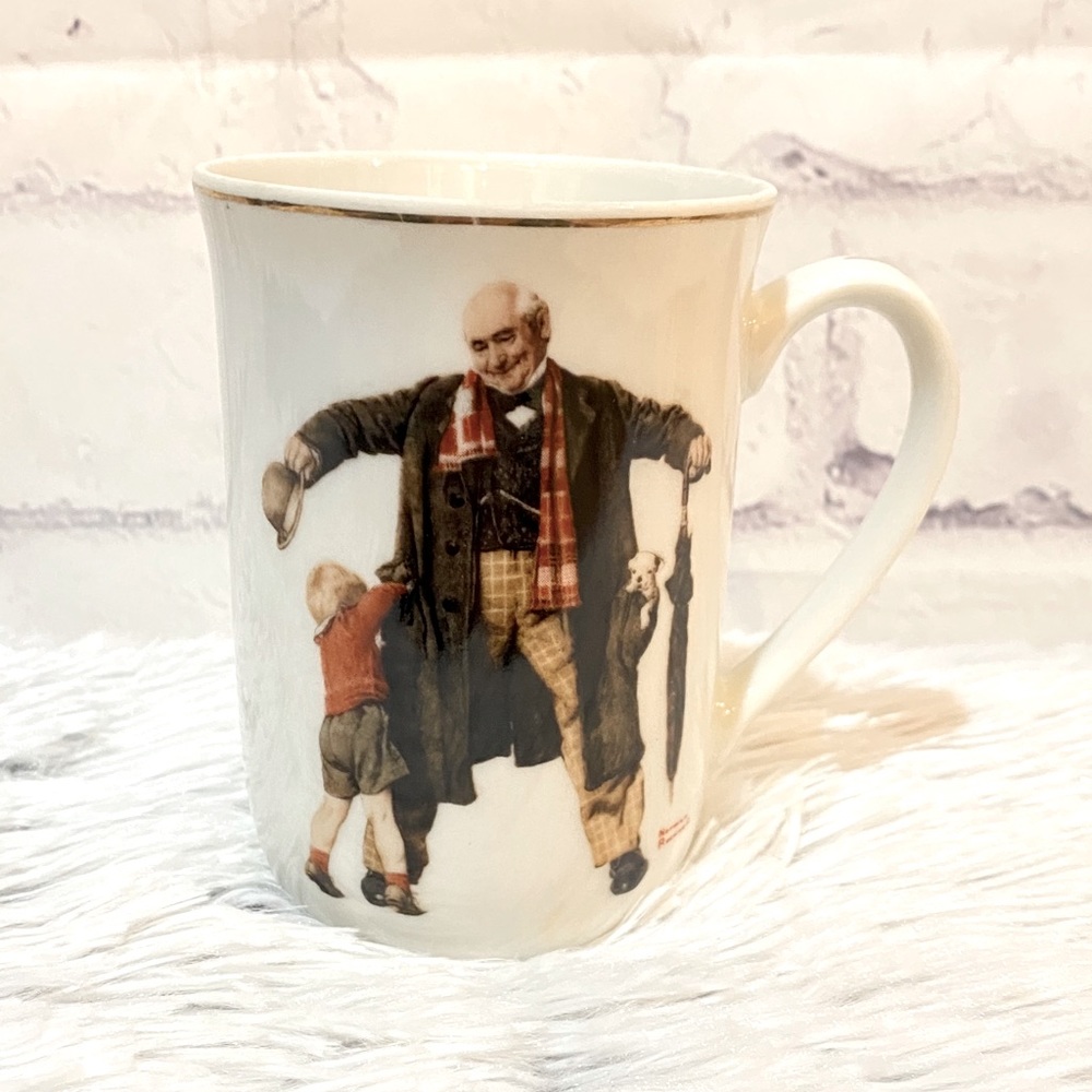 1936 Norman Rockwell Saturday Evening Post cup